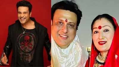 Post Govinda and Komal Rani Swarnkar's last night SPOTTING at the airport, Krushna Abhishek reacts 'Mama ka koi sawal mat poochhna' amid Ssunita Ahuja divorce row - WATCH