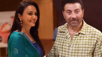 Preity Zinta joins Sunny Deol for 'Batwara 1947' promotions; Fans mesmerised by duo's timeless chemistry and 'youthful' appearance - WATCH
