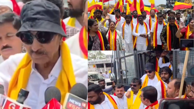 Pro-Kannada groups demand action on the Cauvery water dispute and other projects (Photo credit: X) Karnataka bandh 2026: What's open and what's closed on August 13