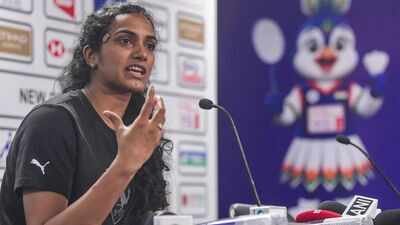 Badminton player PV Sindhu speaks during a press conference for the BWF World Championships 2026 at Indira Gandhi Arena Stadium, in New Delhi on Sunday. (ANI Photo/Naveen Sharma) PV Sindhu turns to sports science, strength & conditioning in bid for record sixth World Championships medal