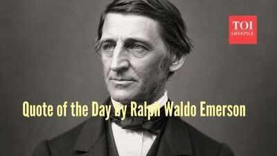 Quote of the Day by Ralph Waldo Emerson Quote of the Day by Ralph Waldo Emerson, "The only person a man or a woman is destined to become is the person...."