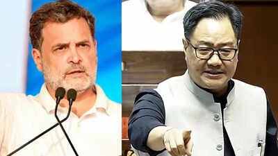 Rijiju, Rahul trade barbs over women's quota bill rollout