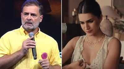 'What woman wears is her choice': Rahul Gandhi backs Kriti Sanon over Raksha Bandhan ad row