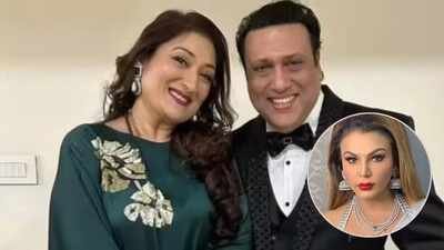 Rakhi Sawant takes a stand for Sunita Ahuja amid the ongoing affair rumors between him and co-star Komal Rani Swarnkar. (Instagram) Rakhi Sawant sides with Sunita Ahuja amid Govinda’s affair rumours: ‘Agar woh chahati toh unko zinda chunwa sakti thi…’