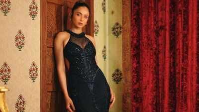 Rakul Preet Singh stuns in a Rs 38K worth black halter neck gown (Image Credits Instagram) 'Ramayana' star Rakul Preet Singh stuns in a Rs 38K worth black halter neck gown and serious old-world glamour - PICS