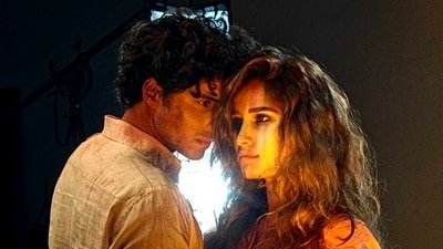 Rasha and Abhay in a still from the film.
