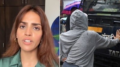 Rhiya Ahir, the model who blocked a Mumbai Police van during a protest recently, has shared her response to the backlash. (Instagram/@rhiyaahir)