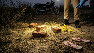 Sadiq strangled Sheeba inside the car, dumped her body in a field and hit her face with bricks to conceal her identity. (AI-generated image) UP man marries 2nd time for son, kills wife after child’s birth