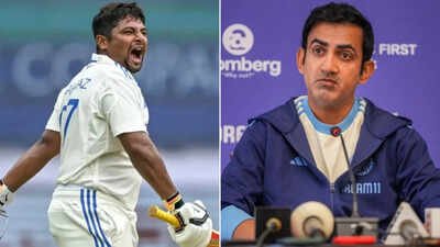 Sarfaraz Khan and Gautam Gambhir (Agency Image) ‘Give him clarity’: Ashwin’s blunt message to Gautam Gambhir over Sarfaraz Khan's India future