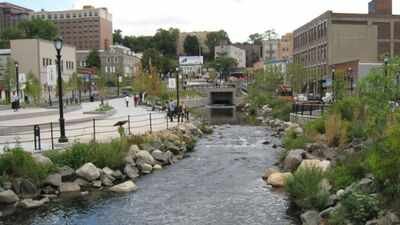 Saw Mill River, Yonkers, New York In 2012, Yonkers tore up a downtown parking lot to uncover a river buried for decades; within six months it had created 14,000 sq ft of aquatic habitat