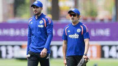 Shubman Gill and Gautam Gambhir (Image credit: SLC) 'Bohot badhiya banda hai woh': Harbhajan Singh on Gambhir amid criticism