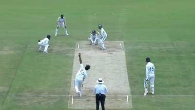 Vaibhav Sooryavanshi picked up two wickets in one over Vaibhav Sooryavanshi picked up two wickets in one over