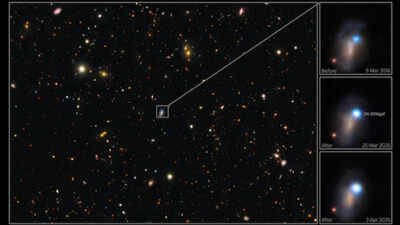 Astronomers caught the first sign of a star 30 times more massive than the Sun exploding, then tracked its supernova for nearly three months