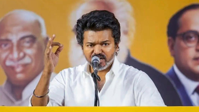 DMK mouthpiece attacks Vijay 'Dignity of CM blown away': DMK takes dig at Vijay over Trisha's front-row seat at I-Day event