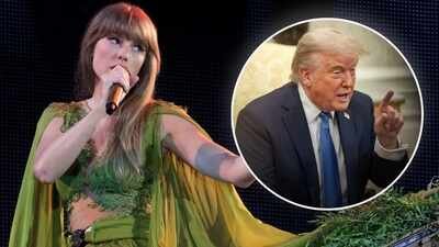 Taylor Swift removes her song 'August' from Team Trump's post.(Image credits: Instagram) Taylor Swift's song 'August' removed from Donald Trump's TikTok fireworks clip