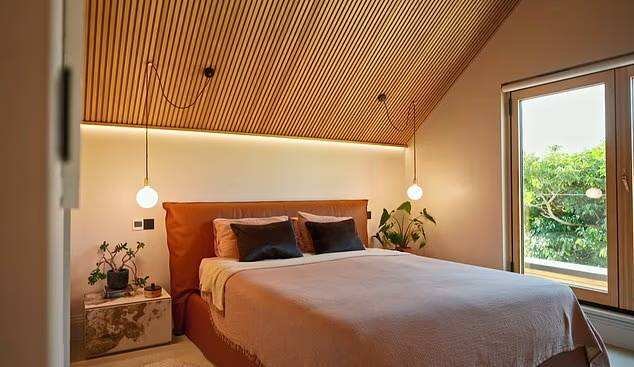The couple’s new master bedroom is part of the stunning transformation of their 1930s Canterbury home.