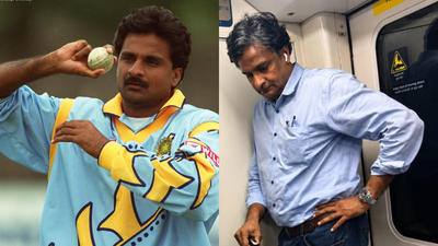 The former India fast bowler was seen travelling like any other Bengaluru commuter. Former India pacer Javagal Srinath spotted travelling in Bengaluru Metro with trolley bag: Internet praises his simplicity