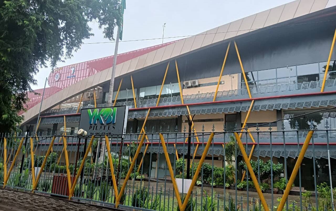 The newly constructed indoor sports complex in Palika Stadium