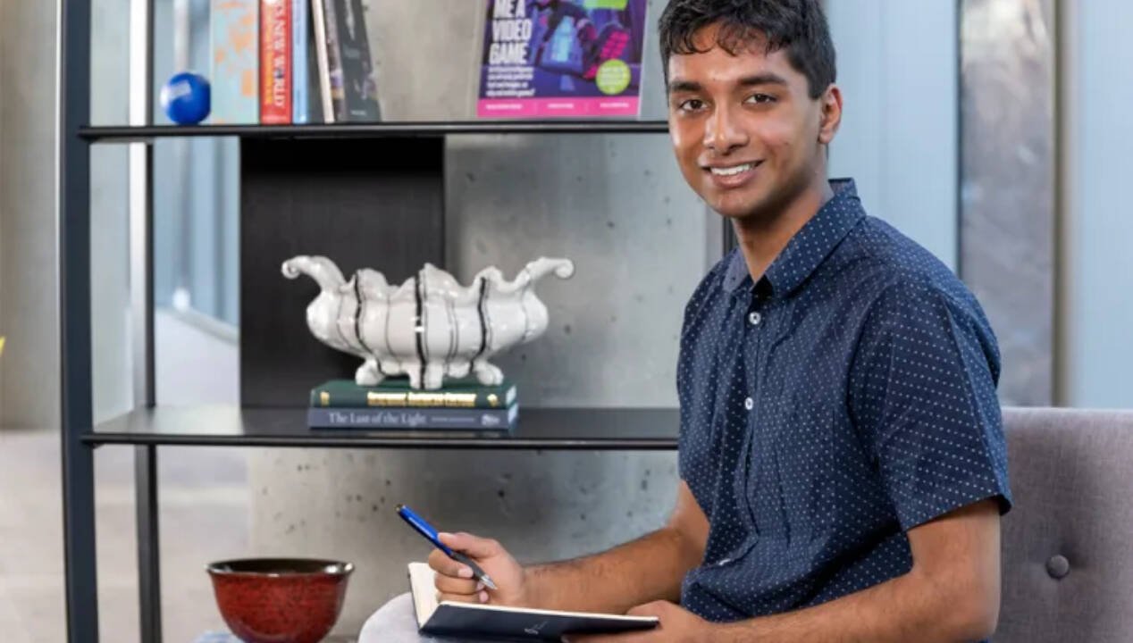 The young researcher also explored potential uses for the gel outside biomedical applications. (Image: Society for Science)