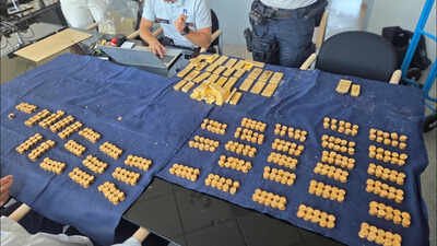 Pic courtesy: Lokale Politie Dendermonde Construction workers in Belgium dig up mysterious gold worth $10 million while building sewer under former brewery: 'Our first reaction was actually disbelief and surprise'