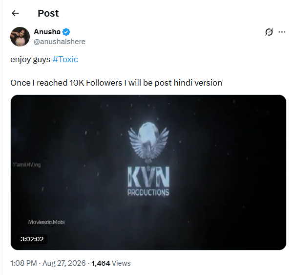 Toxic Leaked