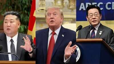 Trump hits South Korea over Iran. Photo credit: Agencies '39,000 soldiers guarding you from Kim’: Trump reduces military drills with South Korea over Iran