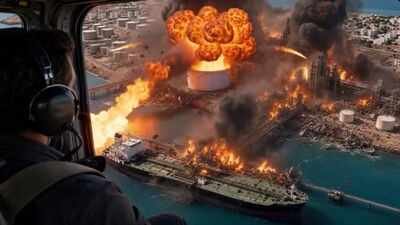 Image credit: Donald Trump's Truth social ‘Blown to smithereens’: Trump shares AI-generated video of Iran’s Kharg Island