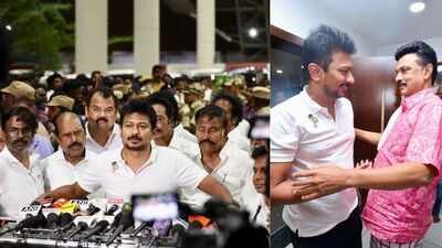 'I'm M K Stalin's son': Udhayanidhi shares photo with father after release 'I'm Kalaignar's grandson, M K Stalin's son': Udhayanidhi hits back after release, shares photo