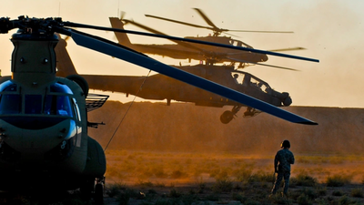 Two US Army Apache helicopters during an exercise. (Image credit: US DoW) Fatal US Apache crash puts spotlight back on killer helicopter's safety record