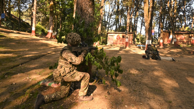 Indian and British troops during a joint exercise in Uttarakhand in 2021. (Image credit: Indian Army) Joint R&D, military engagement & Indo-Pacific security: India, UK deepen defence partnership