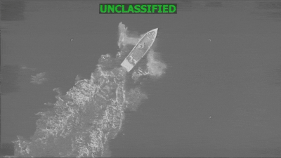 The US military has described those targeted as “narcoterrorists” Watch: US military's 'lethal kinetic strike' destroys suspected drug boat in Caribbean; 4 killed