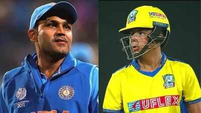 Virender Sehwag, Aaryavir Sehwag Virender Sehwag's son Aaryavir named in India's U-19 squad for Australia series