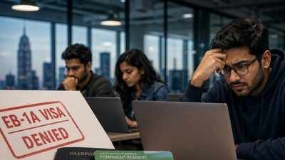 The approval rate for EB-1A, the US green card category meant for individuals with extraordinary ability, has dropped sharply in FY26. Trump admin crackdown: Indian techies see biggest hit as US green card approvals plunge sharply