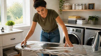 Why ironing board needs a lining (Canva) Why some people put aluminium foil under their ironing board and how this simple layer can speed up ironing