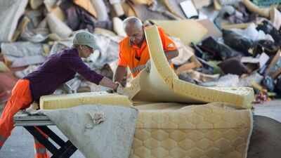 Only a few US states have built systems to collect and recycle mattresses. (Representational photo- Getty images) Americans discard around 50,000 mattresses every day; one recycling programme has recovered 650 million pounds from 17 million beds