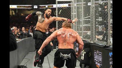 Roman Reigns with a Superman Punch to Brock Lesnar during Survivor Series at Petco Park on November 29, 2025 in San Diego, California. (Photo by Rich Freeda/WWE via Getty Images) Roman Reigns vs. Brock Lesnar net worth in 2026: Comparing WWE salaries, career earnings, endorsements, business ventures, investments, lifestyle, assets, and overall financial success