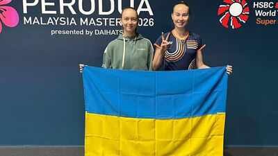 Ukraine's Yevheniia Kantemyr and Polina Buhrova (Instagram | Polina Buhrova) Homeless but not broken: Displaced by war, Yevheniia Kantemyr and Polina Buhrova keep Ukraine's flag flying high