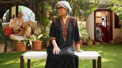 Zeenat Aman Mumbai home (Image Credits Instagram) Zeenat Aman house: Inside the veteran actor’s serene and minimalist Mumbai home filled with natural light, greenery, white interiors, floral accents and cosy family spaces