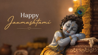 (Image Credits: Pinterest) 95+ Happy Krishna Janmashtami Wishes, Messages, Greetings Card and Quotes for 2026
