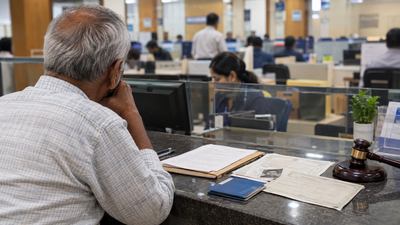 AI generated image used for representative purpose Bank delays release of deceased wife's savings to elderly man; consumer commission orders Rs 15,000 payout
