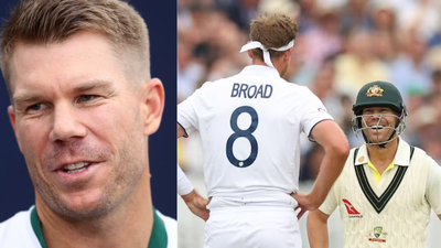 David Warner takes dig at Barmy Army (Agency Images) 'Still have a curfew?': David Warner takes cheeky dig at Barmy Army, English fans hit back with 'Stuart Broad' meme