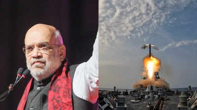 Amit Shah on Brahmos ‘BrahMos made in UP giving Pakistan sleepless nights’: Amit Shah hails India's growth 'despite adversities'