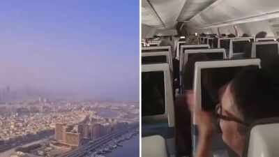 Screams heard as Flydubai plane plunges 15,000 feet amid cockpit fight; passengers cheer after pilot regains control Watch: Screams, chaos onboard as Flydubai flight takes 17,000 ft roller coaster ride mid-air