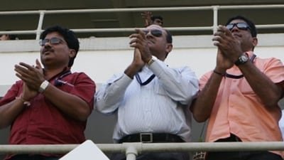 The once-rising bowler (extreme left) became part of the Indian cricket administration. (HT Image) The once-rising bowler (extreme left) became part of the Indian cricket administration. (HT Image)