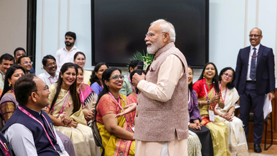 The interaction with National Teachers Award winners was held at PM Modi's Lok Kalyan Marg residence From oratory to screen time, PM & teachers exchange notes