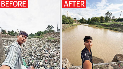 21-year-old BSc student has been a solitary warrior against civic mess and pollution in his hometown With bare hands, lone warrior cleans up dumpyard of a river