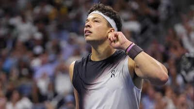 Ben Shelton, of the United States (AP Photo) Ben Shelton reaches US Open final, one win away from ending America’s 22-year wait