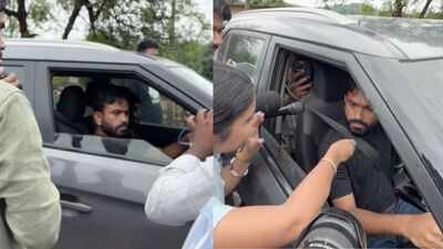 A viral video on social media showed Dipke apologising for visiting the area late. (Image Credit:X) 'Came to do politics on corpse': Abhijeet Dipke heckled during MP visit; watch