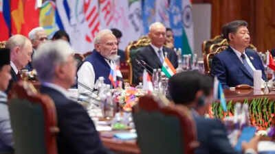 Prime Minister Narendra Modi with other leaders at Brics Summit 2026 Brics leaders call for reliable supply chains for critical minerals