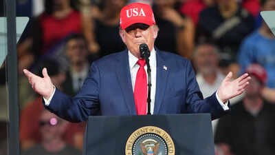 President Donald Trump speaks during a campaign rally at the Gastonia Municipal Airport in Gastonia, NC (AP Photo) From Macaca to MAGA: How one needling remark can become a political thorn for Donald Trump